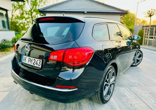 Opel Astra cena 27900 przebieg: 189000, rok produkcji 2013 z Wąsosz małe 742